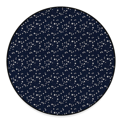 Star Sky Pattern Print Round Floor Mat