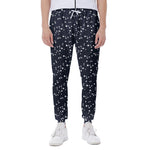 Star Sky Pattern Print Scuba Joggers