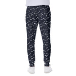 Star Sky Pattern Print Scuba Joggers