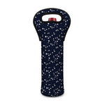 Star Sky Pattern Print Single Neoprene Wine Tote