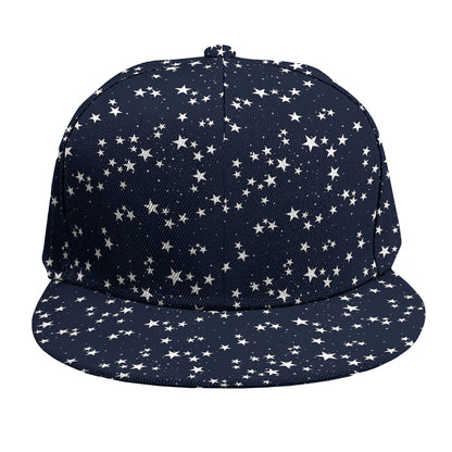 Star Sky Pattern Print Snapback Cap