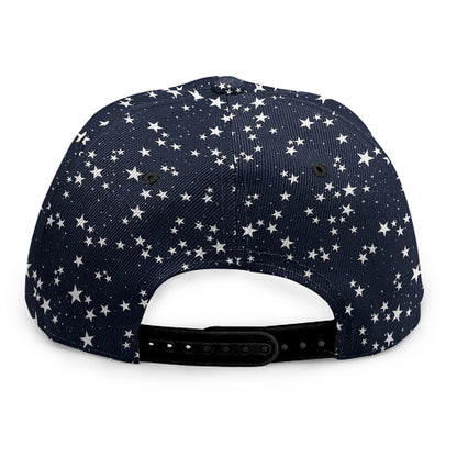 Star Sky Pattern Print Snapback Cap