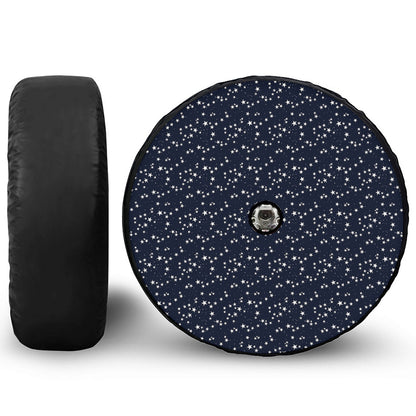 Star Sky Pattern Print Tire Cover With Camera Hole