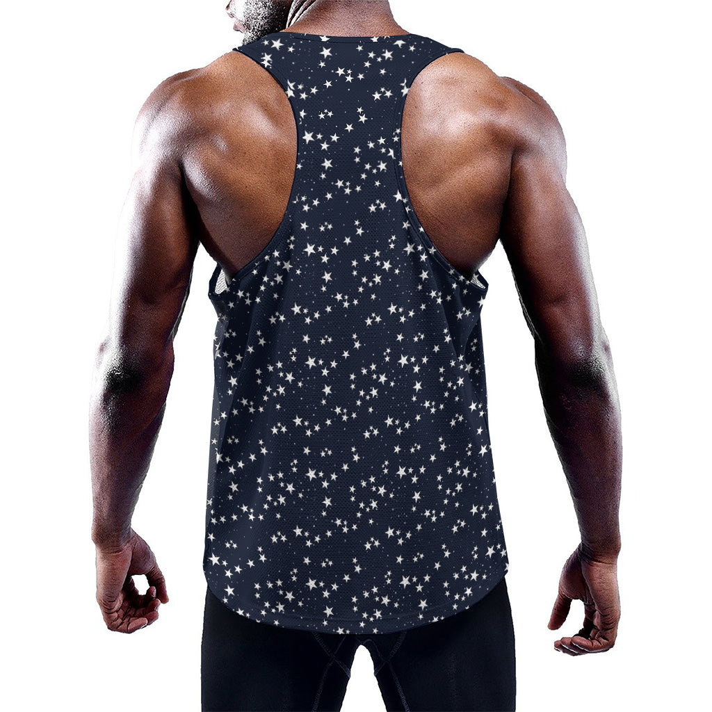 Star Sky Pattern Print Training Tank Top
