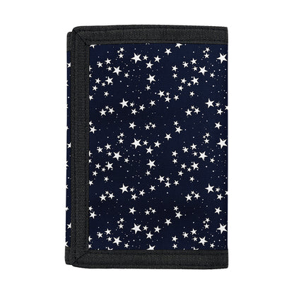Star Sky Pattern Print Trifold Wallet