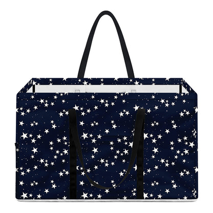 Star Sky Pattern Print Utility Tote Bag