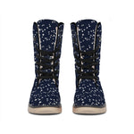 Star Sky Pattern Print Winter Boots