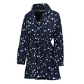 Star Sky Pattern Print Women's Bathrobe