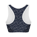 Star Sky Pattern Print Women's Sports Bra