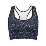 Star Sky Pattern Print Women's Sports Bra