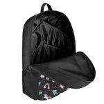 Star Space Unicorn Pattern Print 17 Inch Backpack
