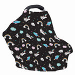 Star Space Unicorn Pattern Print Baby Seat Cover