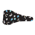 Star Space Unicorn Pattern Print Bicycle Seat Cover