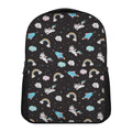 Star Space Unicorn Pattern Print Casual Backpack