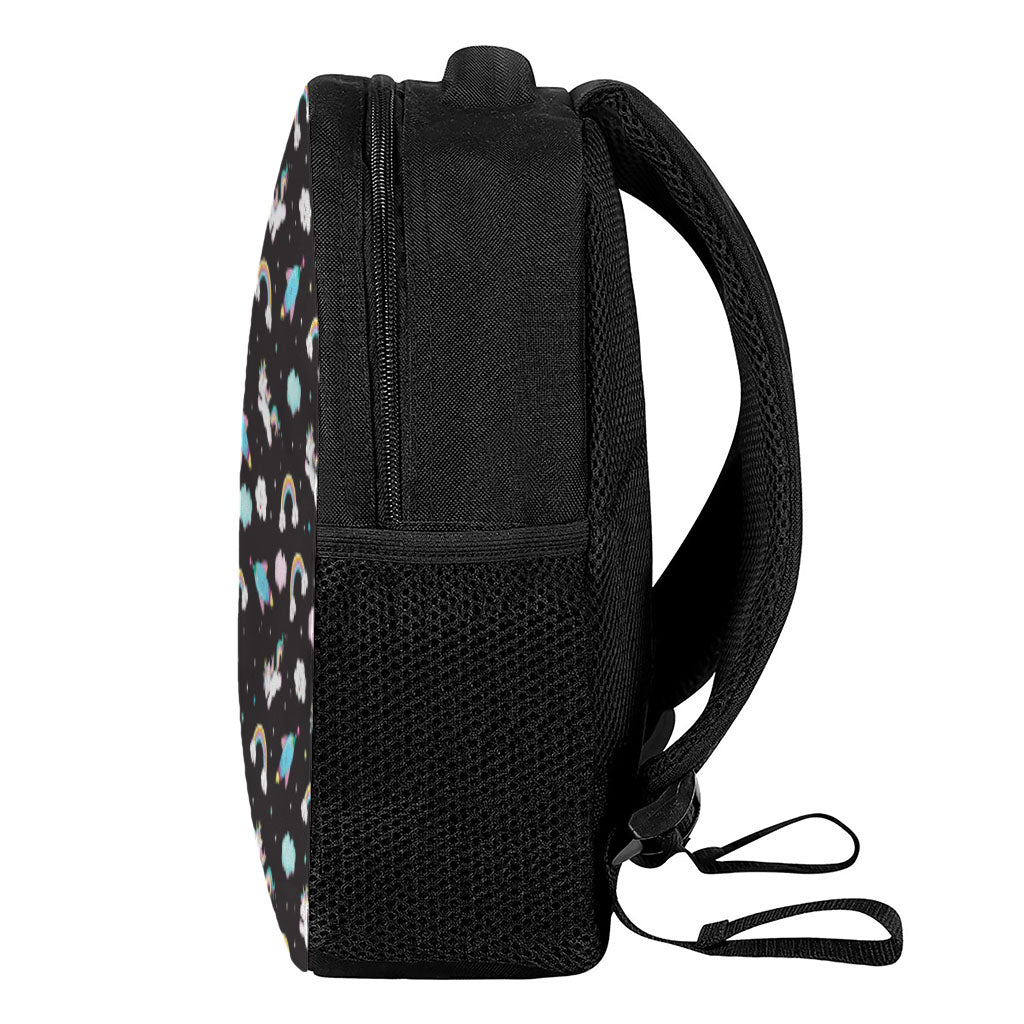 Star Space Unicorn Pattern Print Casual Backpack