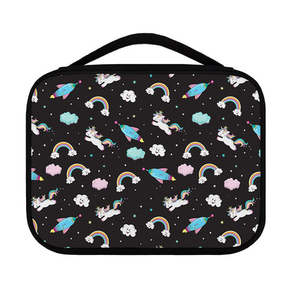 Star Space Unicorn Pattern Print Classic Bible Case