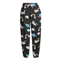Star Space Unicorn Pattern Print Fleece Lined Knit Pants