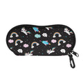 Star Space Unicorn Pattern Print Glasses Case