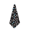 Star Space Unicorn Pattern Print Hand Towel