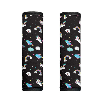 Star Space Unicorn Pattern Print Handle Covers