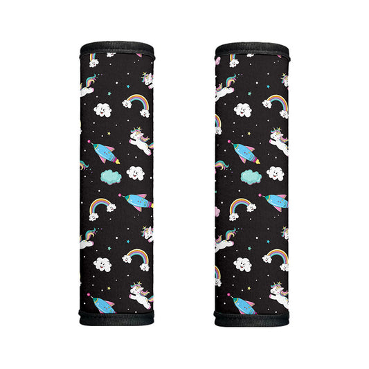 Star Space Unicorn Pattern Print Handle Covers