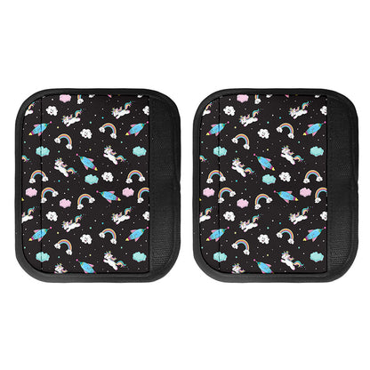 Star Space Unicorn Pattern Print Handle Covers