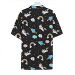 Star Space Unicorn Pattern Print Hawaiian Shirt