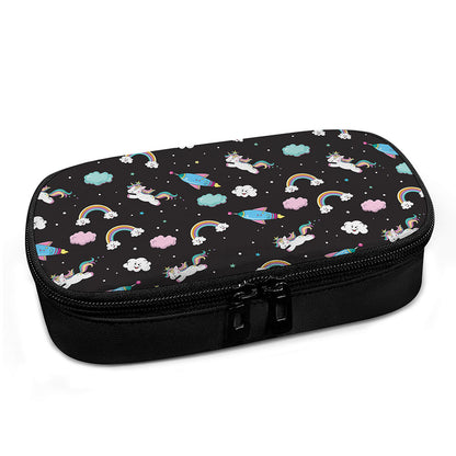 Star Space Unicorn Pattern Print Insulin Cooler Travel Case