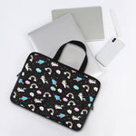 Star Space Unicorn Pattern Print Laptop Sleeve With Handle