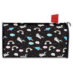 Star Space Unicorn Pattern Print Mailbox Cover