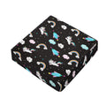 Star Space Unicorn Pattern Print Outdoor Seat Cushion Cover
