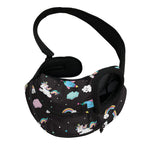 Star Space Unicorn Pattern Print Pet Sling Carrier