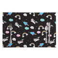 Star Space Unicorn Pattern Print Placemat