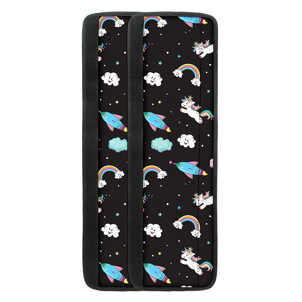 Star Space Unicorn Pattern Print Refrigerator Handle Covers