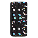 Star Space Unicorn Pattern Print Refrigerator Handle Covers