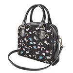 Star Space Unicorn Pattern Print Shoulder Handbag