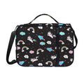 Star Space Unicorn Pattern Print Shoulder Strap Bible Bag