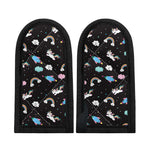 Star Space Unicorn Pattern Print Skillet Handle Cover