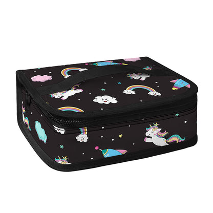 Star Space Unicorn Pattern Print Small Lunch Bag