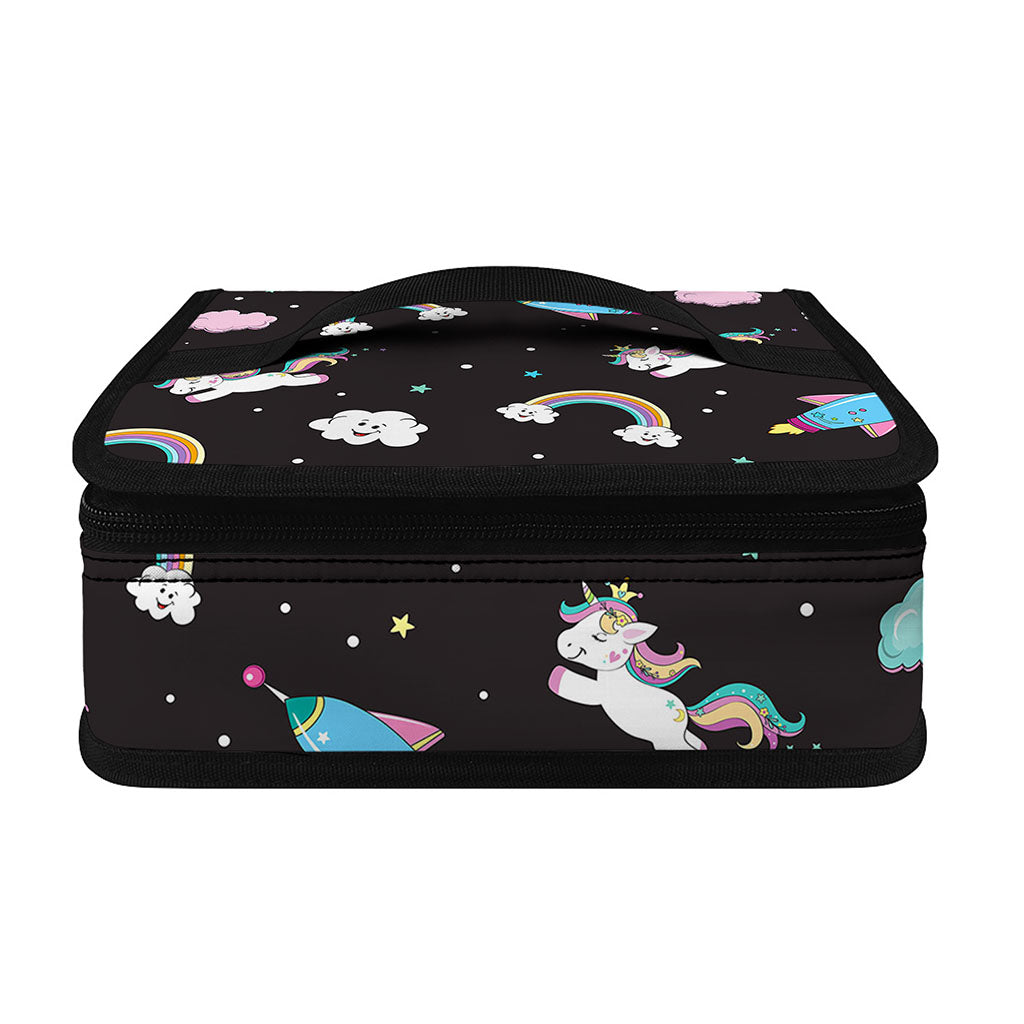 Star Space Unicorn Pattern Print Small Lunch Bag