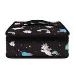 Star Space Unicorn Pattern Print Small Lunch Bag