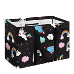 Star Space Unicorn Pattern Print Utility Tote Bag