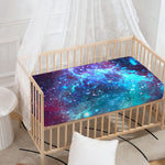 Starfield Nebula Galaxy Space Print Baby Crib Sheet