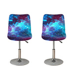 Starfield Nebula Galaxy Space Print Bar Stool Covers