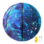 Starfield Nebula Galaxy Space Print Basketball