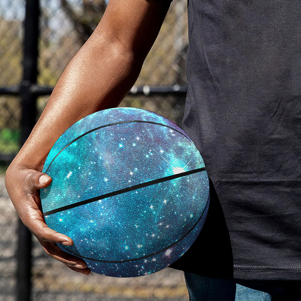 Starfield Nebula Galaxy Space Print Basketball