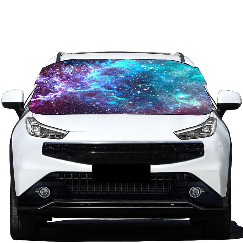Starfield Nebula Galaxy Space Print Car Windshield Snow Cover