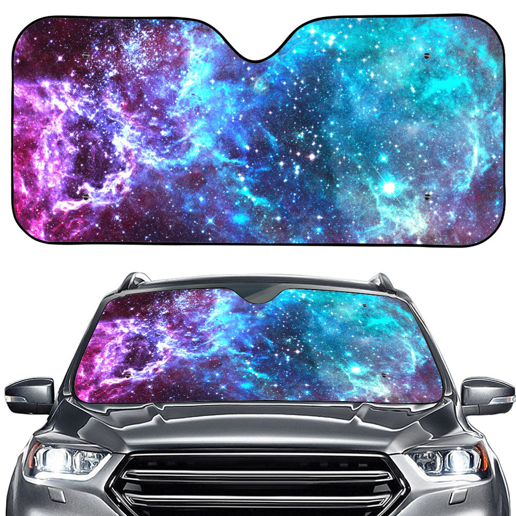 Starfield Nebula Galaxy Space Print Car Windshield Sun Shade