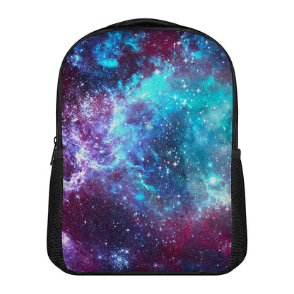 Starfield Nebula Galaxy Space Print Casual Backpack