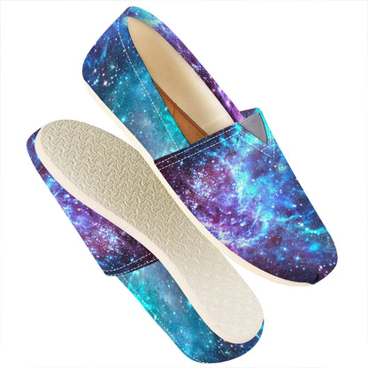 Starfield Nebula Galaxy Space Print Casual Shoes